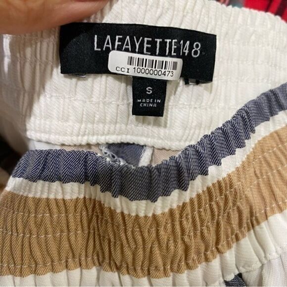 Lafayette 148 New York
Hester Vienna Striped‎ Wide-Leg Pants - Picture 7 of 8